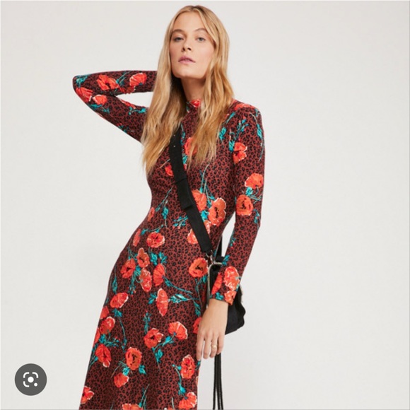Free People Dresses & Skirts - Free People Retro Romance Midi Dress